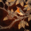 Gaston SUISSE (1896-1988) - Rouge gorge branché